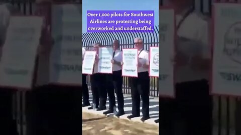 Southwest Pilots are Protesting in Dallas