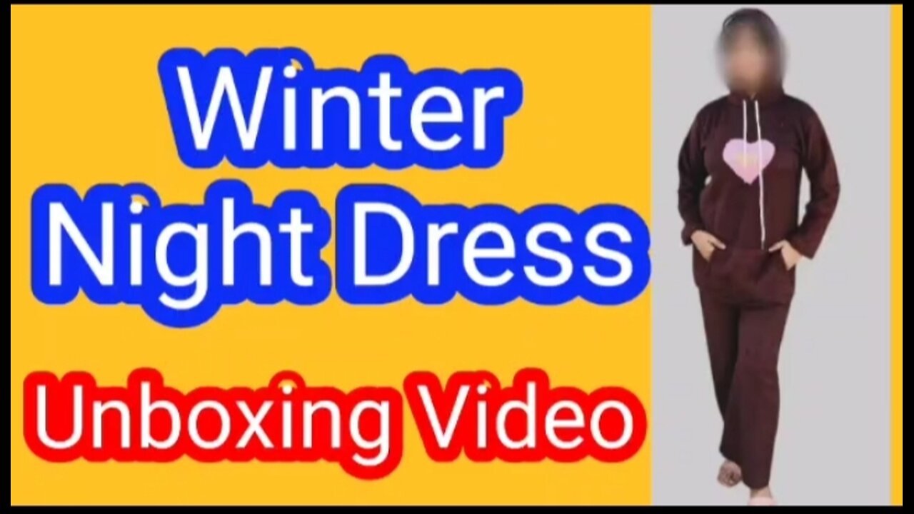 Winter Night Dress under 500 Rupees Unboxing Video | Latest Fashion Winter Night Dress