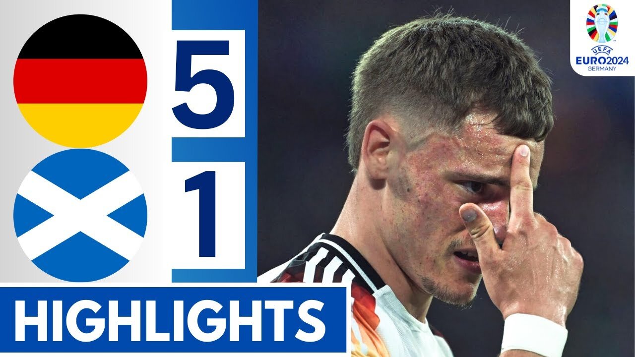 Euro 2024 Germany vs Scotland (5-1) HIGHLIGHTS -Wirtz, Musiala, Havertz, Füllkrug & Can GOALS!