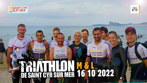 SAINT CYR SUR MER SPORT TRIATHLON M & L 2022 / Groupe TP SERVICES une réussite sportive.