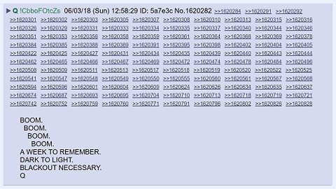 Q June 6, 2018 – A Week To Remember