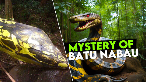 The Story of Batu Nabau The Giant Rock Snake in Malaysia Engkilili Petrified Giant