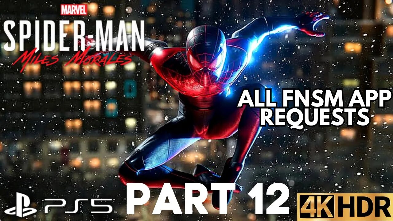 Marvel's Spider-Man: Miles Morales Part 12 | PS5 | 4K HDR (No Commentary Gaming)