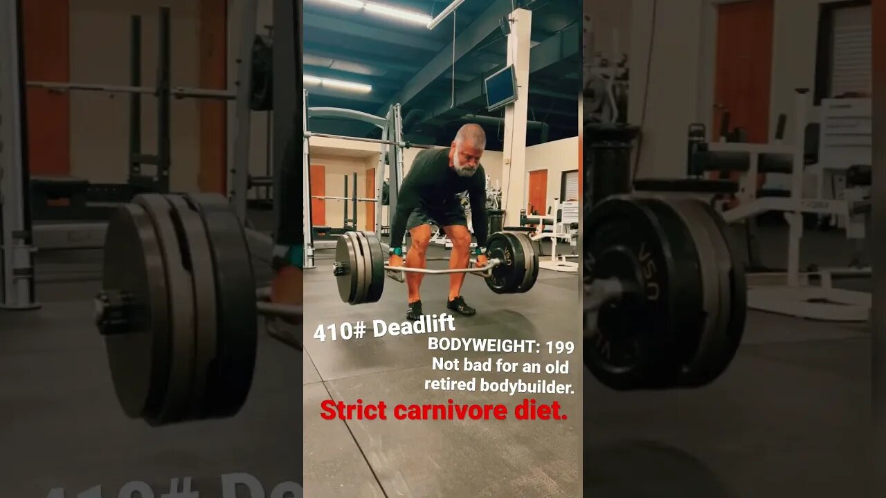 410# deadlift. Strict #carnivore diet. Age 54.