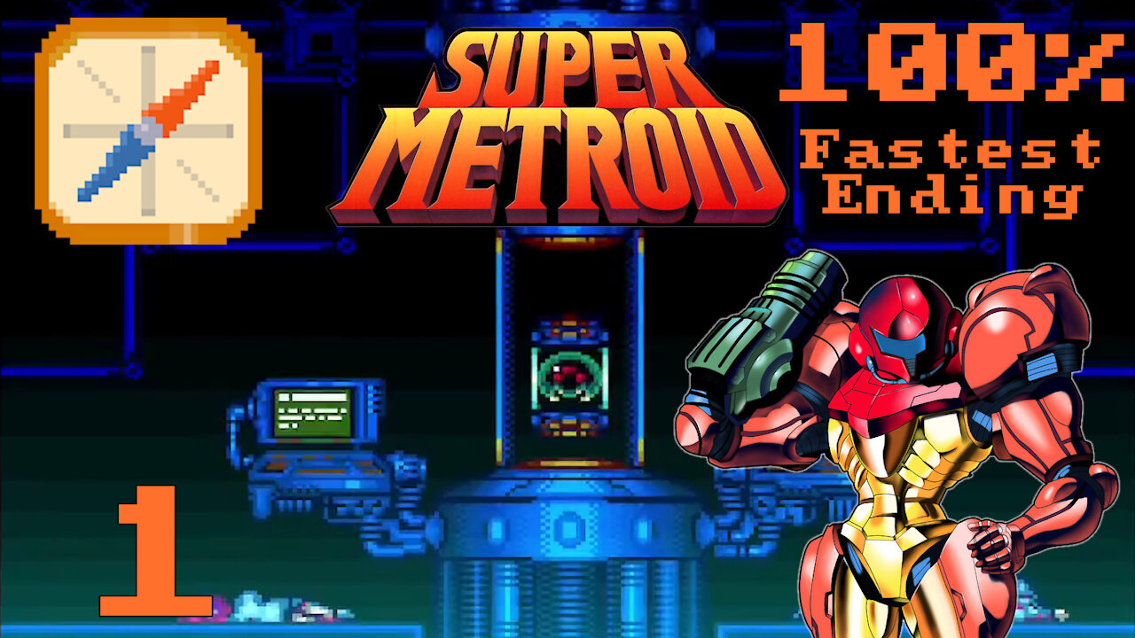 Super Metroid 100% Fastest Ending (1:58 with save states) | Part 1: Kraid
