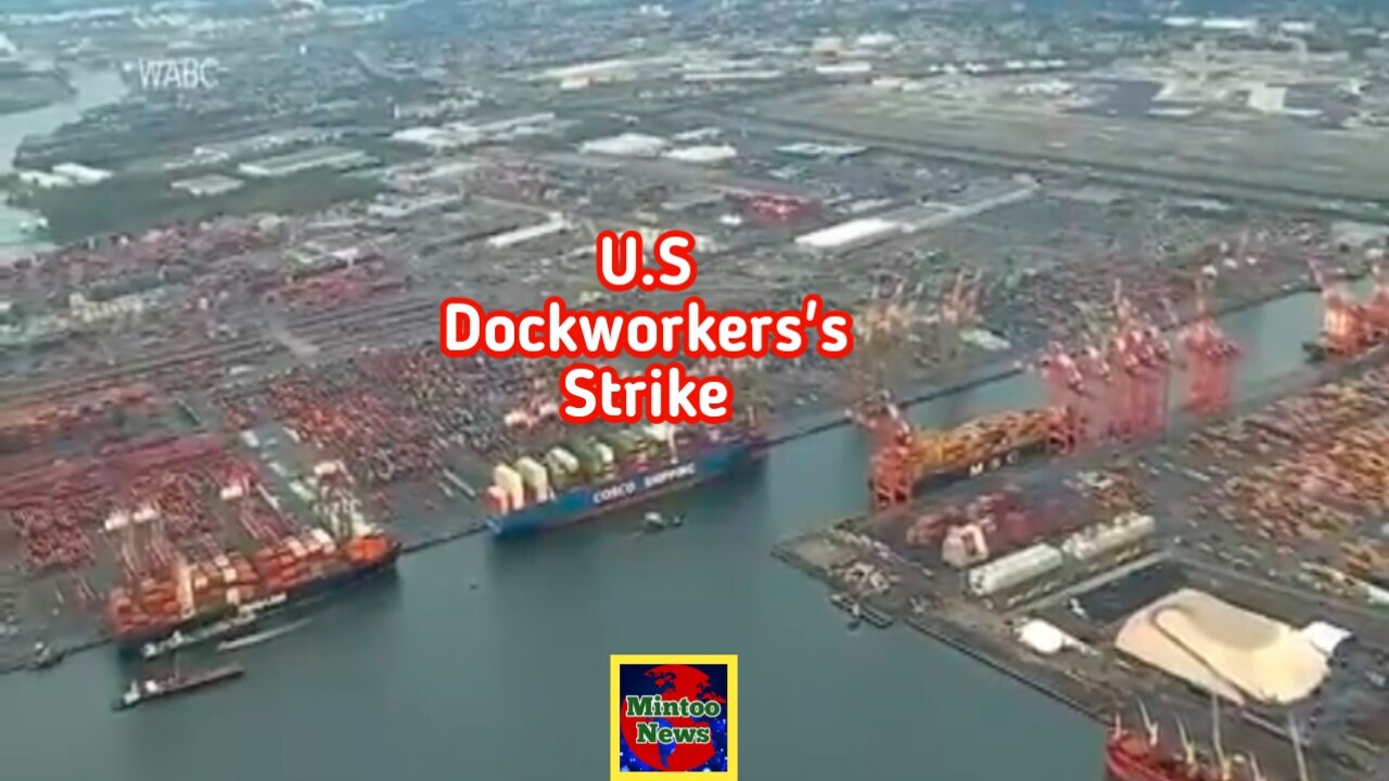 45,000 dockworkers to strike, which will threatening U.S. supply chain