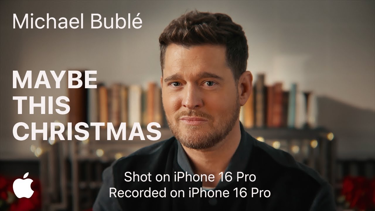 Recorded on iPhone 16 Pro | Michael Bublé, Carly Pearce “Maybe This Christmas” | Apple