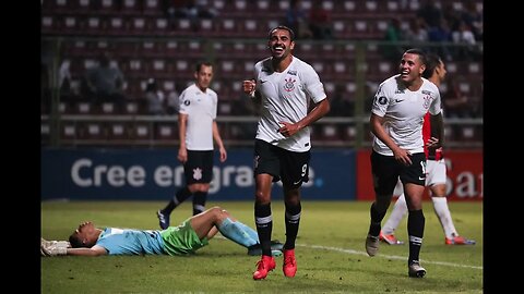 Gol de Júnior Dutra - Deportivo Lara 2 x 7 Corinthians - Narração de José Manoel de Barros