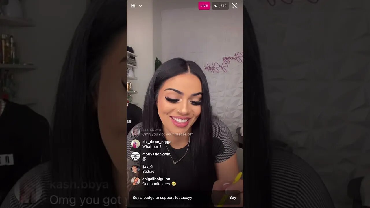 TQSTACEYY IG LIVE: Stacey Kicking It a with Her Friends Talking About Everything.. (19/05/23)