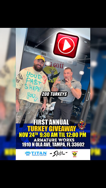 #TitanMedical x SKEL x Flying Goat agency present: 1st Annual #Turkey #Giveaway to families in need!