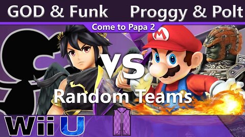 GOD & Admiral Funk vs. PRoGGy & Poltergust - Random Teams - CTP2