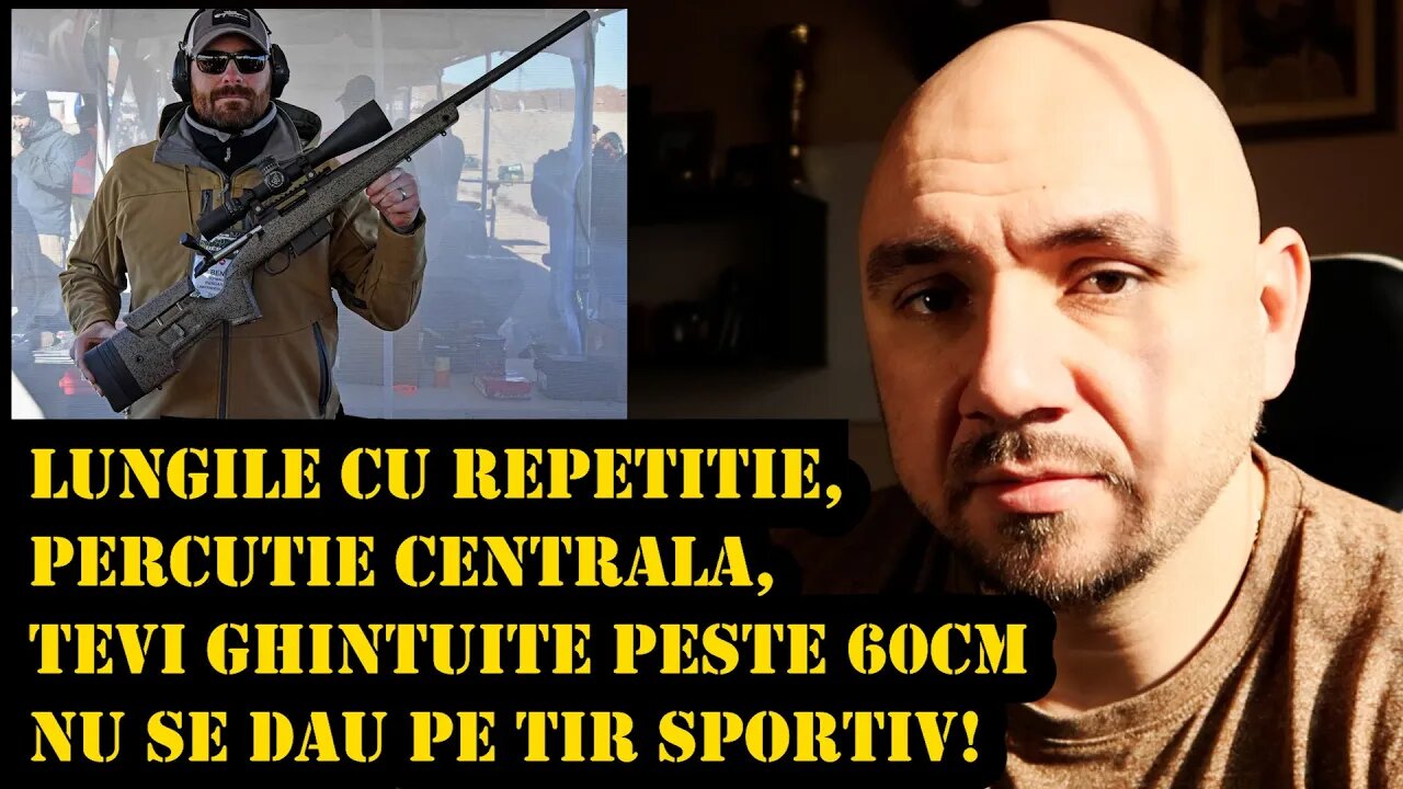 ARMA LUNGA, CU REPETITIE, TEAVA GHINTUITA PESTE 60cm PE TIR SPORTIV?