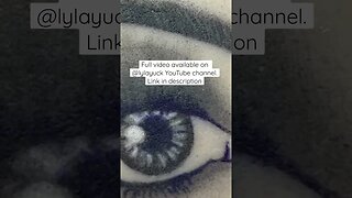 Realistic Eye Close Up Tattoo (FREE STENCIL INCLUDED) @Lyla Yuck