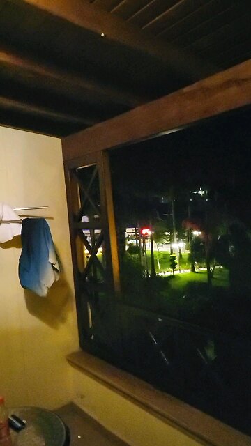 Holiday Blues on the balcony before leaving ...