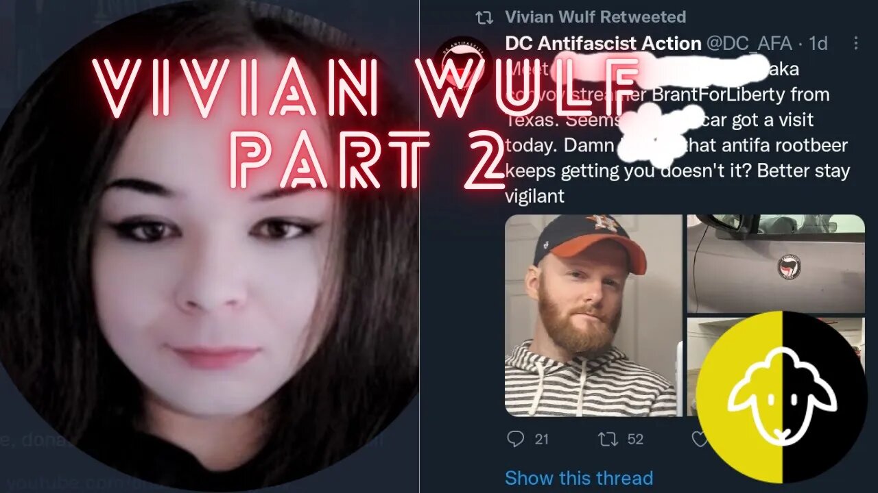 Vivian Wulf (antifa Twitch Streamer) Doxxes BrantforLiberty