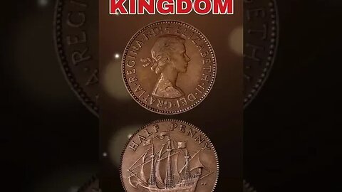 United Kingdom ½ Penny 1955. #shorts #coinnotesz #viral