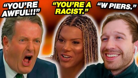 Piers Morgan GOES OFF On Trans Model For Saying All White People Are BIGOTS