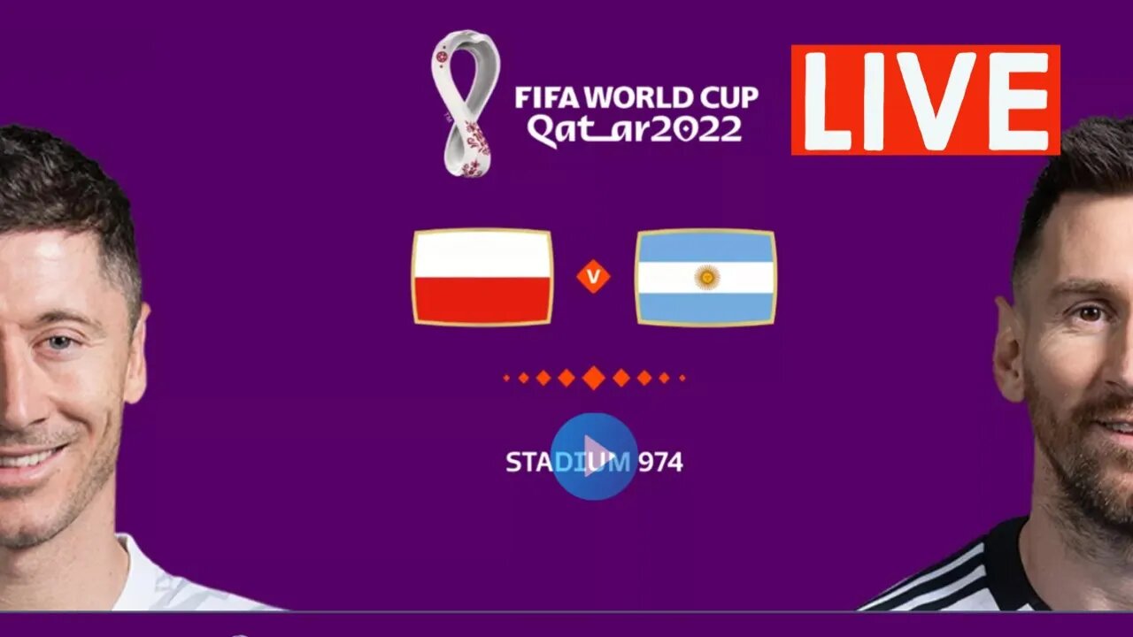 POLAND vs ARGENTINA | 🏆| FIFA World Cup Qatar 2022 | LIVE Watch Along & FIFA 23 Gameplay