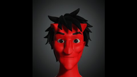 Devil Cartoon Character 3d