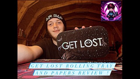Reviewing Get Lost Rolling Tray and papers!!