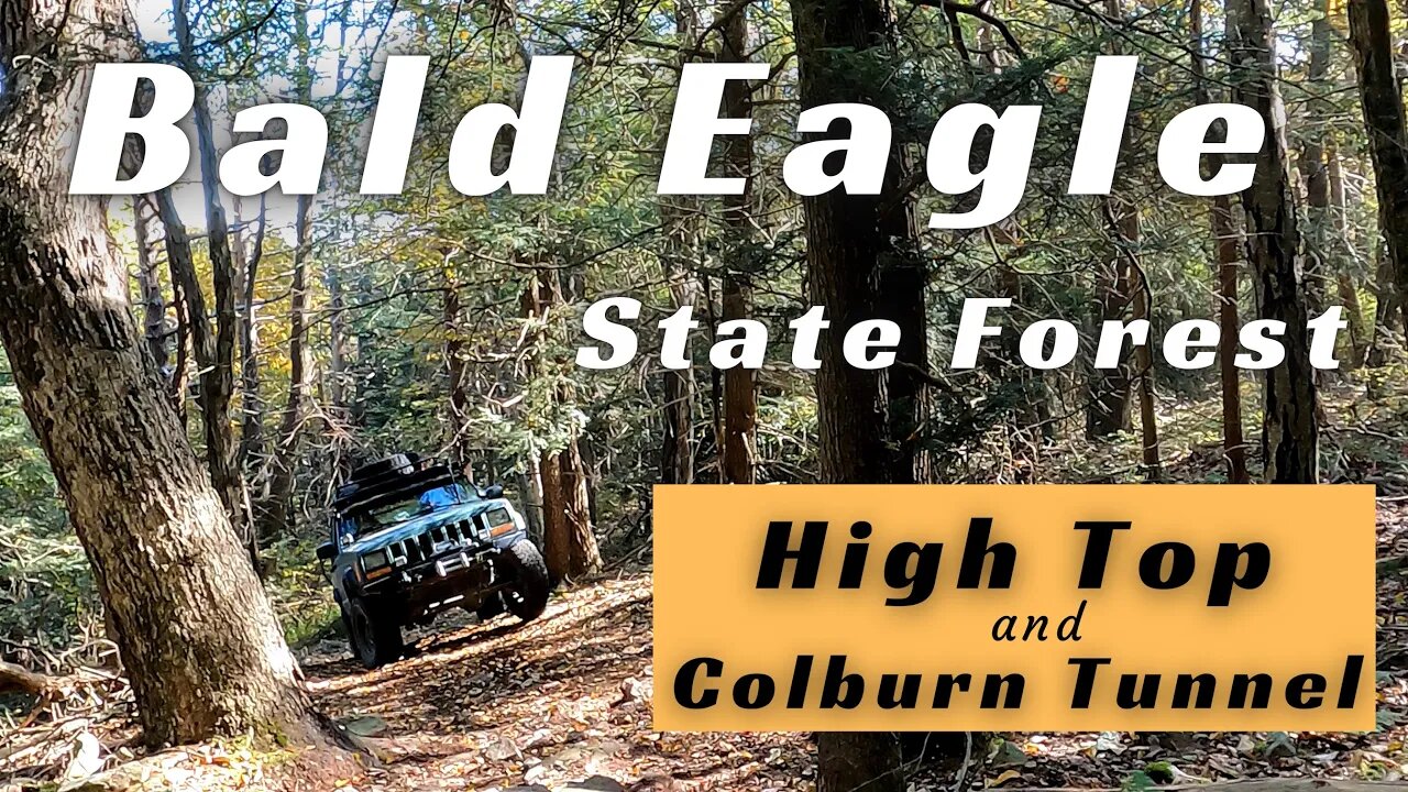 Bald Eagle State Forest – HIGH TOP TRAIL Stunning AUTUMN COLORS and Colburn Tunnel