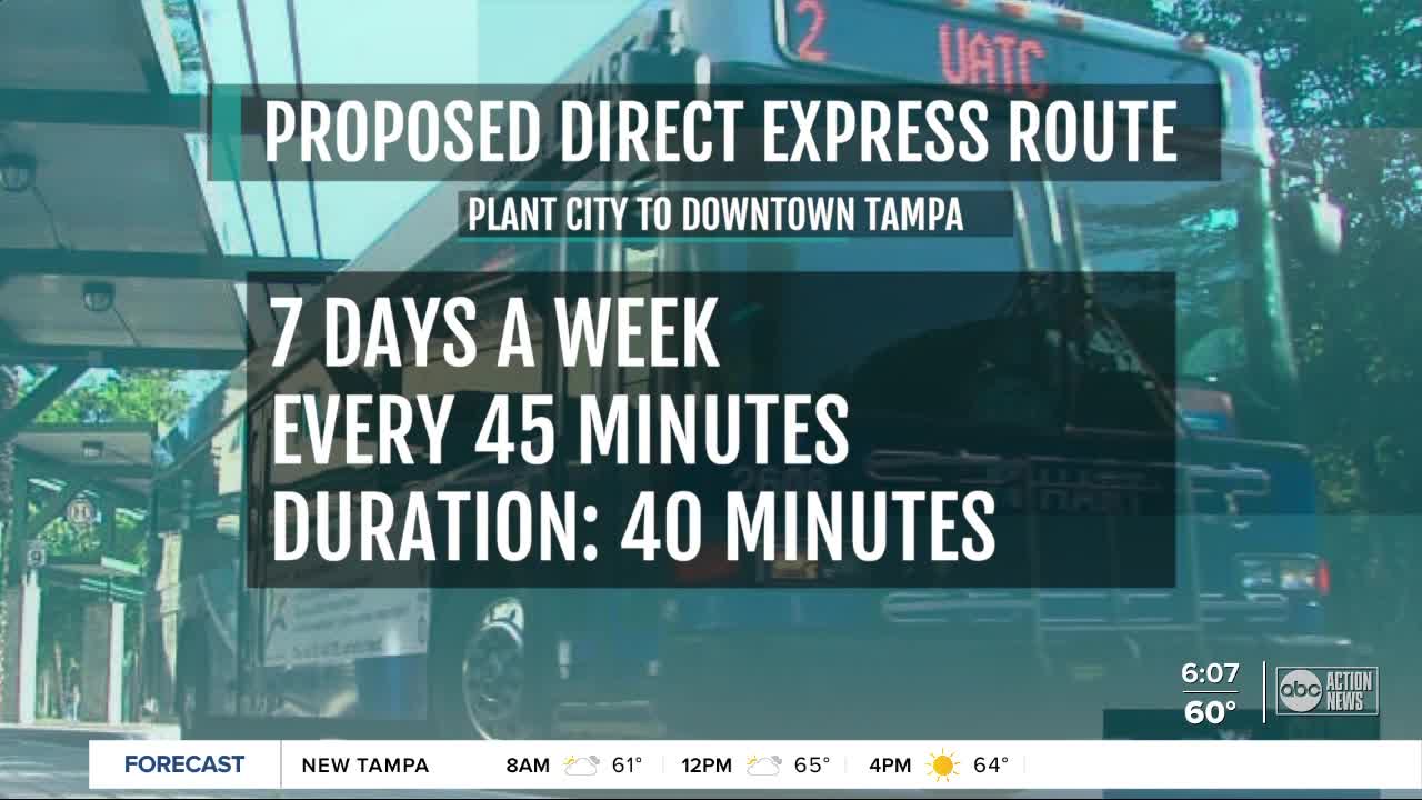 Plant City families hoping for new express bus route to Downtown Tampa