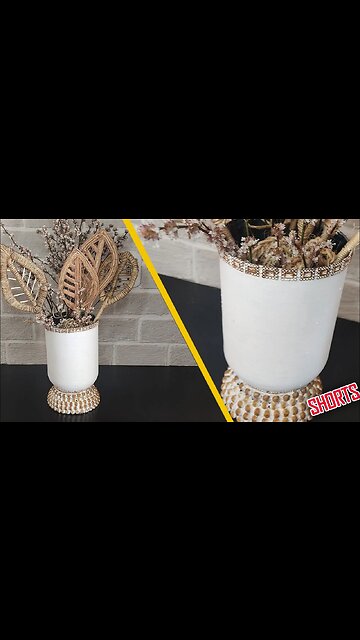 Vaso Feito com Pote de Suplemento #shorts