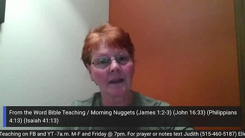 From the Word Bible Teaching / Morning Nuggets (5/9/23)