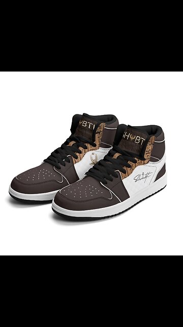 Shabtis V 'Length of Space' Men's High Top Leather Sneakers🔥