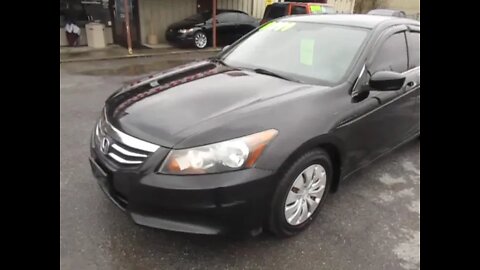 2012 HONDA ACCORD LX SEDAN