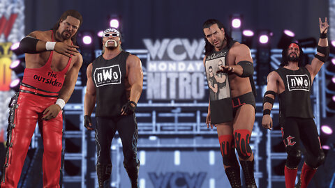 THE NWO TAKING OVER WCW!!?? WWE 2K22 NOW COLLECTION