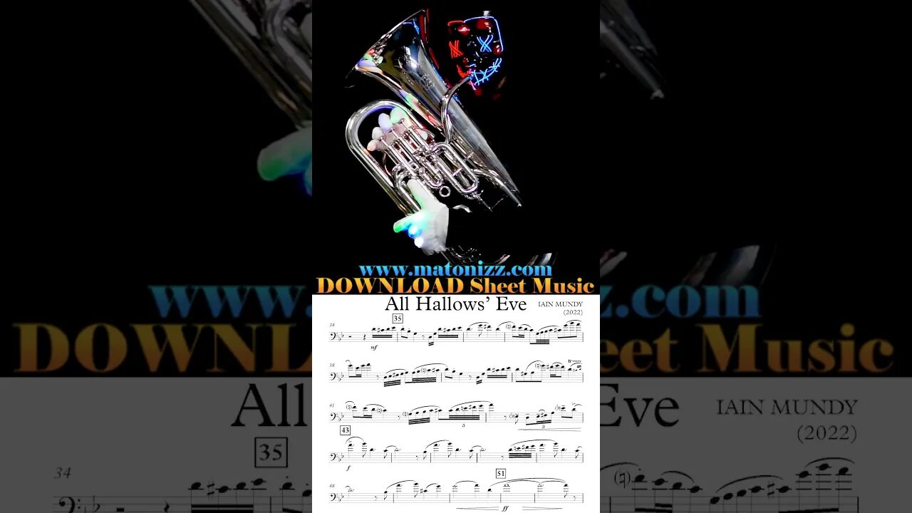 EUPH🎃NIUM #euphonium #solo #halloween