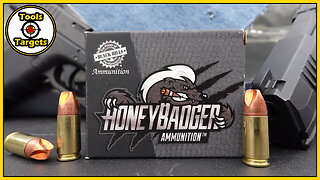 HUSH Little Badger...125 Grain Black Hills Honey Badger Subsonic 9MM AMMO Ballistic Gel Test!