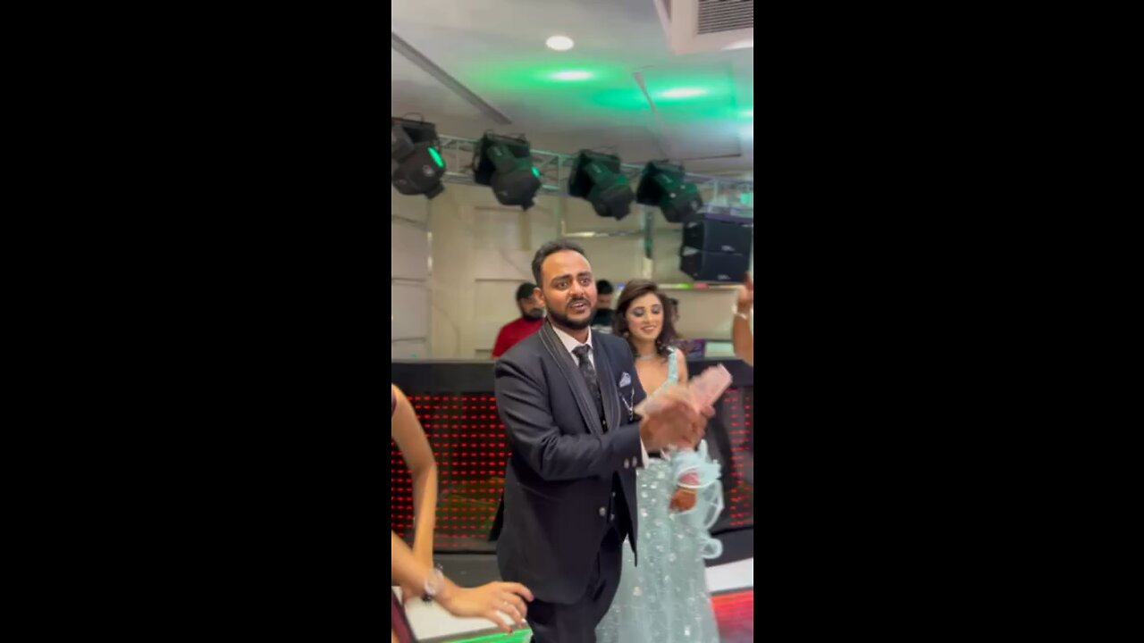 My reception enjoy with friends