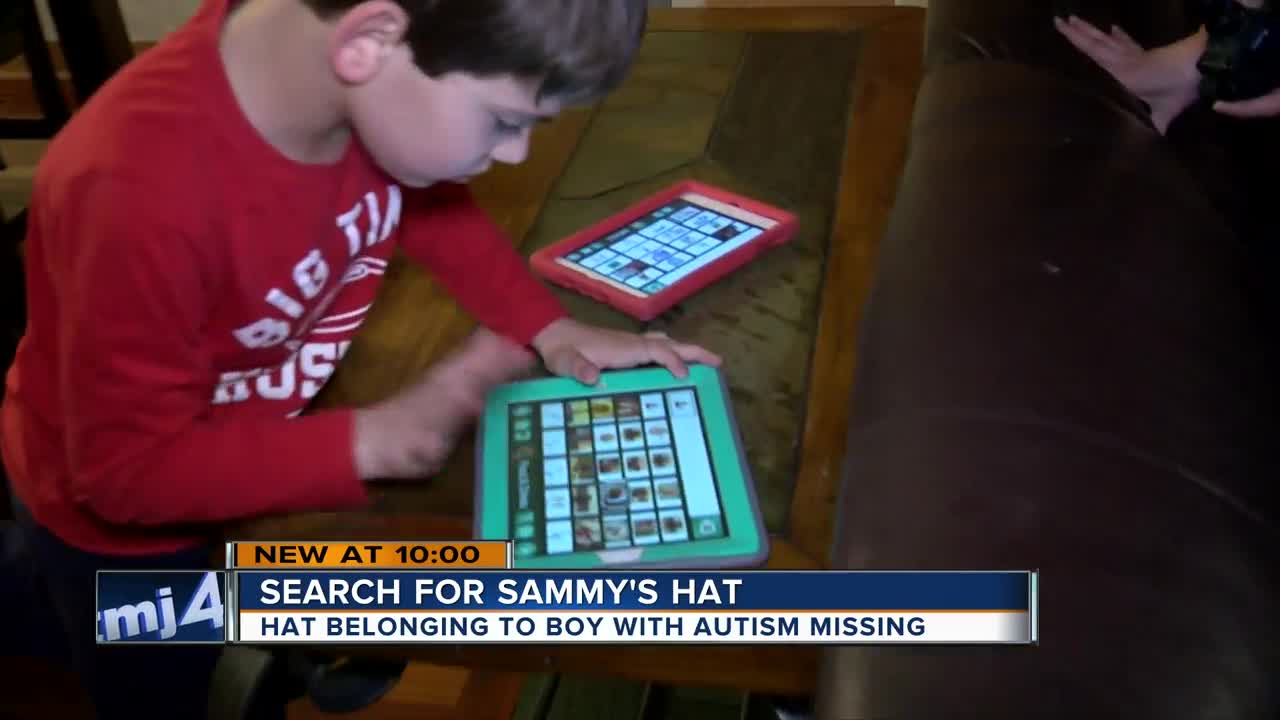 A special hat belonging to a boy with autism is missing.
