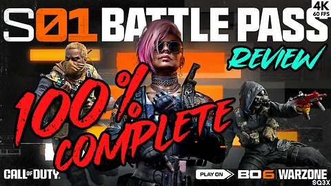 SEASON 1 BATTLE PASS 100% COMPLETE 💀 Was BLACKCELL Worth It? Review - CALL OF DUTY: BLACK OPS 6 (4K)