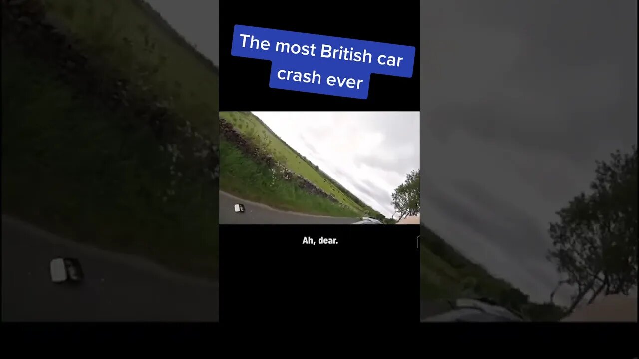 THE CRAZIEST BRITISH CAR CRASH EVER