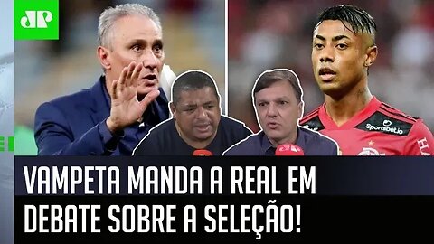 "Ô Mauro Cezar, COMO É QUE PODE o Tite FAZER ISSO?" Vampeta MANDA A REAL!