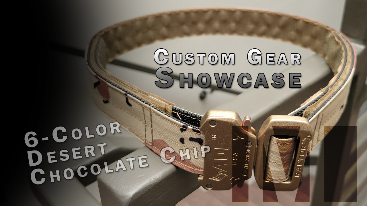 Custom Gear Showcase - 6-color Desert Belt