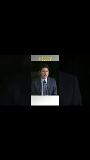 When Justin Trudeau froze in time…