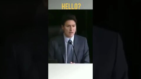 When Justin Trudeau froze in time…