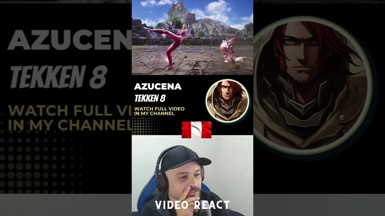 TEKKEN 8 - AZUCENA- REVEAL - Brazilian react