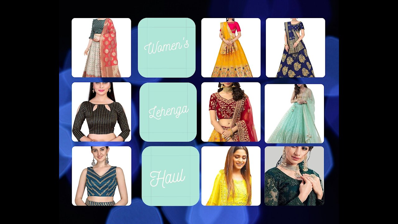 Best Women's Lehenga Haul 😍 Party Wear Dress From Amazon 🤩 Festive Wear 🤩 Ethnic Wear 🤩