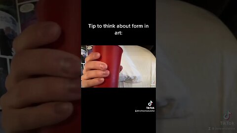 Art Tip for Depicting 3D Form with black and white line art