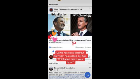 Dahle vs Newsom hairstyles for Governor