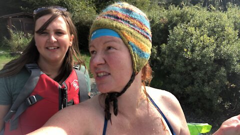 Quadra Island swim and paddle