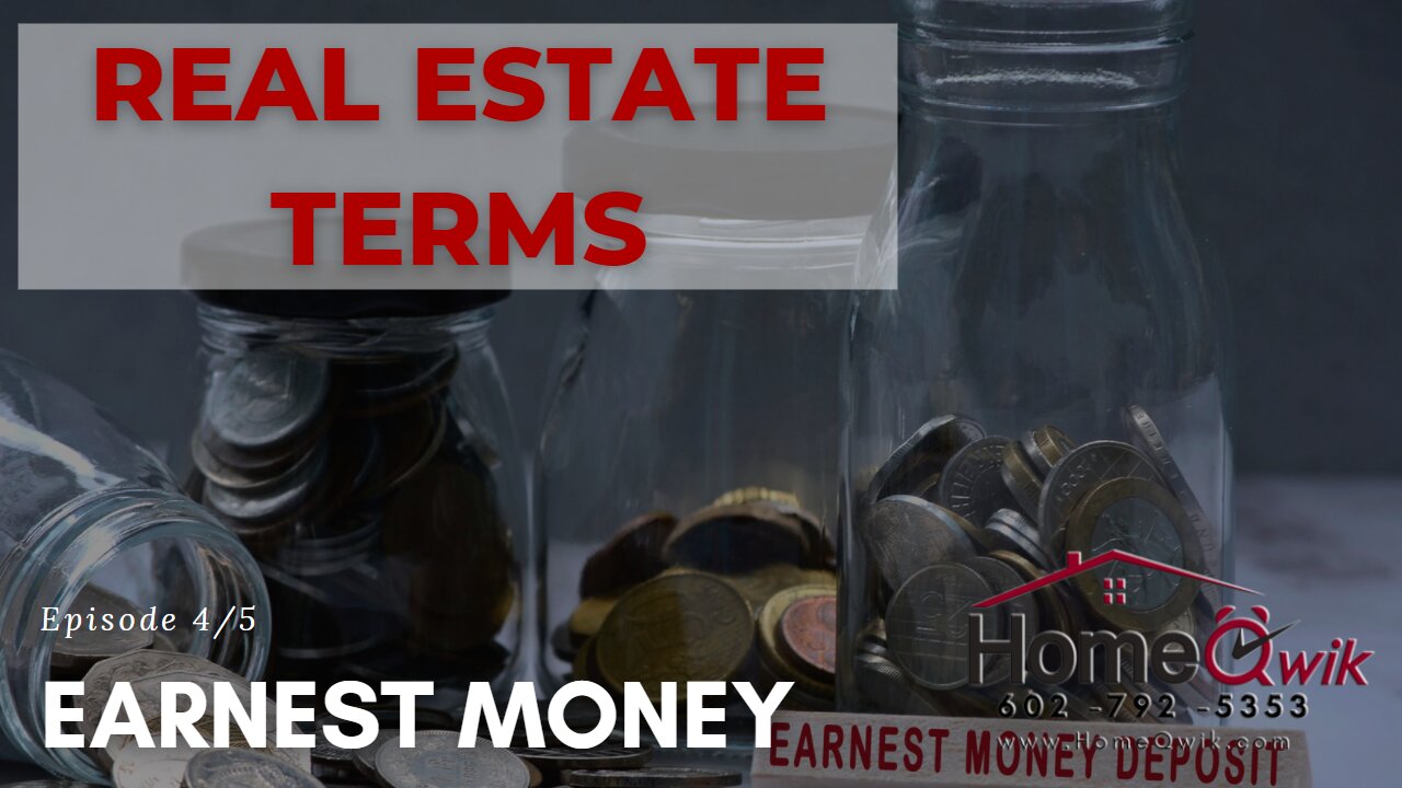 Real Estate Terms that you should know EP 4/5 | Earnest Money | by Noel Pulanco