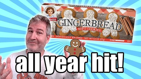 RECORDED LIVE! Little Debbie Gingerbread Soft Cookies Review 🍪😯