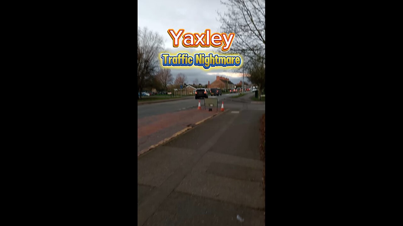 Traffic chaos in Yaxley