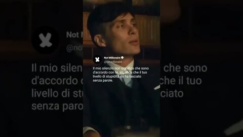 Tommy Shelby - Il mio silenzio...